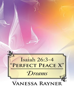 cover image of Isaiah 26:3-4 "Perfect Peace X"